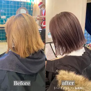 ショート カラー 森 早希絵のヘアスタイル