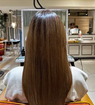 ロング 岡本 葵のヘアスタイル