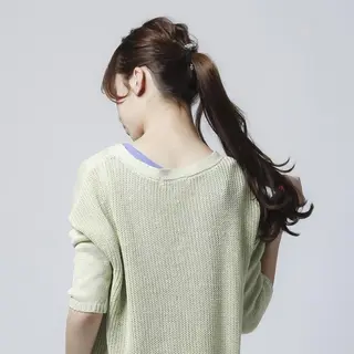 ロング カラー パーマ ヘアアレンジ 知念 香トータル ビューティー🌷のヘアスタイル