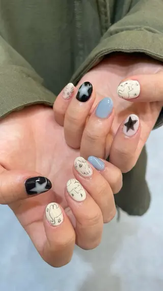 ネイル pool Yuzu🌷のネイルデザイン