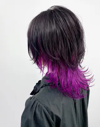 ミディアム カラー 大橋 拓巳のヘアスタイル