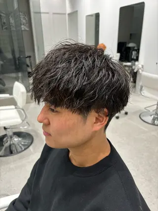 パーマ メンズ 無料カット募集中🌷 ちひり𓂃𓈒♡‪のヘアスタイル