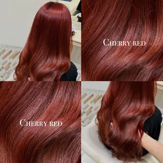 ロング 縮毛矯正🍒韓国風 カラー🎀rikaのヘアスタイル