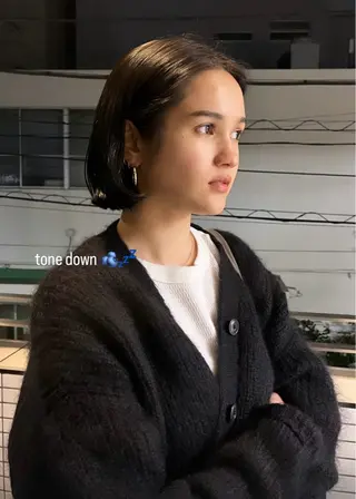 カラー SASAnagano 堀内未梨のヘアスタイル