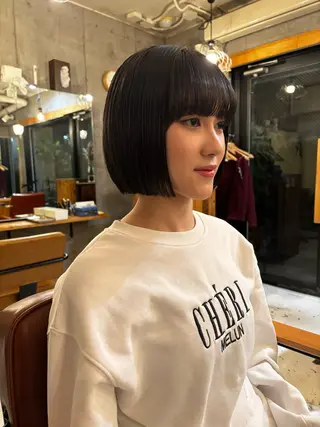 ミディアム ducca所属・ナガト カオリのヘアスタイル