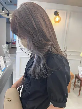 ロング ネイル SANA推し美容師 CHISA🍒のヘアスタイル