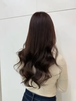 ロング カラー ヘアーメイクWILL 西宮店所属・WILL西宮 藤原 佳奈/髪質改善/艶髪のヘアスタイル