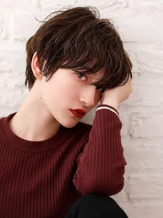 ショート パーマ 吉祥寺 似合 わせcut/kanaのヘアスタイル