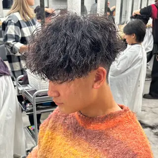 ショート パーマ メンズ 【メンズ特化】 笹目純のヘアスタイル