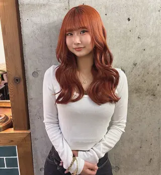 ロング カラー 🧡カラー特化／ 透明感🧡カイトのヘアスタイル