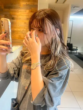 ミディアム カラー メンズ メンズカット/縮毛 yutsuki ☻のヘアスタイル