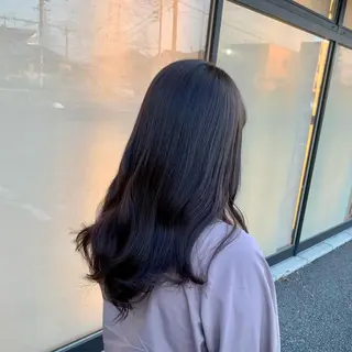 ロング カラー 透明感カラー/ 岡田澪香のヘアスタイル