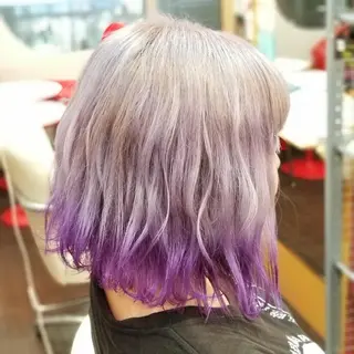 ミディアム カラー 植田 /エクステ /ブリーチ/髪質改善のヘアスタイル