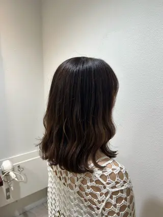 セミロング ツヤ感カラー /mei✨️のヘアスタイル