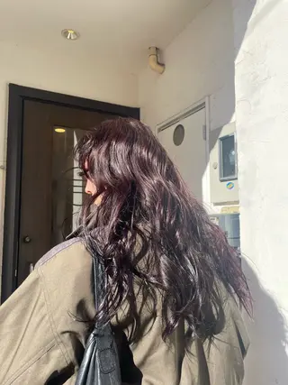 ロング カラー パーマ ヘアアレンジ 🦠カラーリスト/ 魚瀬あおい🦠のヘアスタイル