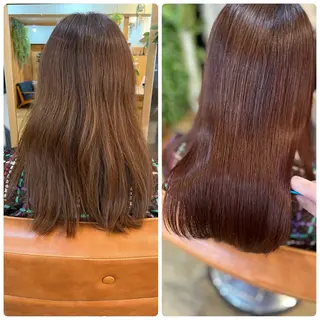 セミロング ⚪️髪質改善 縮毛 店長 コウ⚪️のヘアスタイル