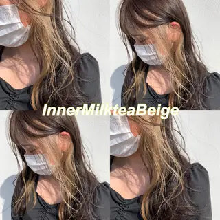 カラー 水戸/ブリーチカラー ♠️♠️會澤遼真のヘアスタイル