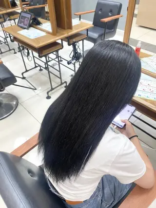 ロング カラー ブリーチ🫧艶カラー レイヤー韓国ヘアのヘアスタイル