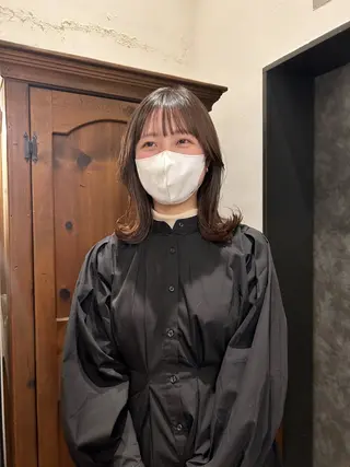 ミディアム カラー tete nico所属・似合わせ/ヘアカラー nanami🌸のヘアスタイル