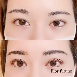 マツエク・マツパ アイブロウ Flor上大岡 *フルノ リナ*のマツエク・マツパデザイン