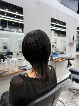 ミディアム カット¥1100 / 𝙍𝙪𝙣𝙖⟡.のヘアスタイル