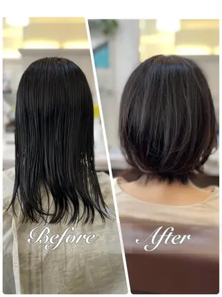 ミディアム カラー Well's TAIGAのヘアスタイル