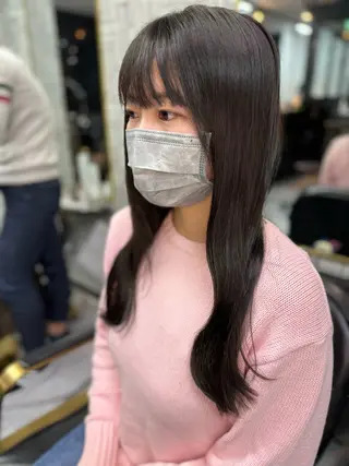 ロング 篠原 侑作のヘアスタイル