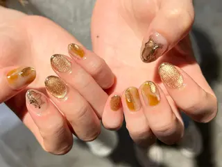 ネイル fumina 💚💛のネイルデザイン