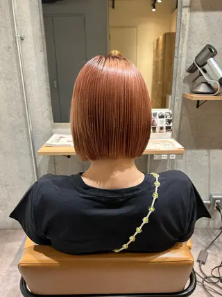 ショート 葉月/ボブ/ 透明感カラー／中目黒のヘアスタイル