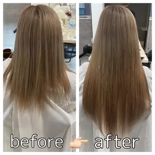 ミディアム ハイトーン特化サロン 🍑momo🍑のヘアスタイル