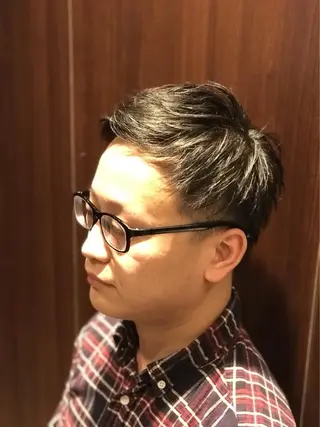 ショート プレミアムバーバー銀座所属・河西 澪花12/6御茶ノ水のヘアスタイル