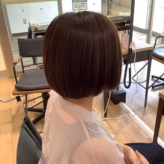 ミディアム カラー エイジングケア特化 美容師✂️山崎竜二のヘアスタイル