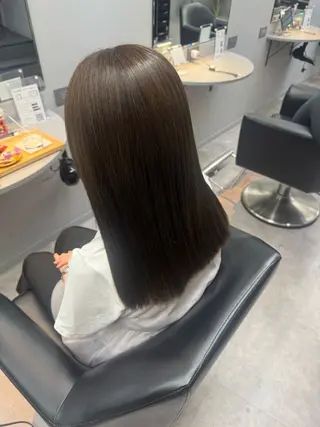 セミロング un le pont  西梅田所属・himeka🐰 西梅田美容室のヘアスタイル