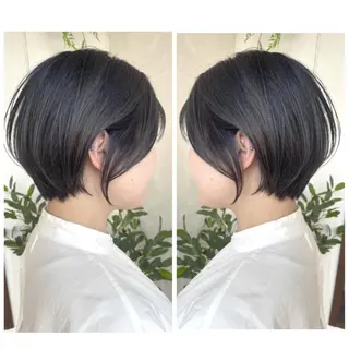 ショート カラー 京都大人女性ショート 徒歩1分/秋山のヘアスタイル