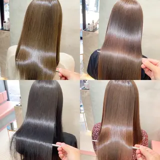 ロング 池袋/似合わせ/縮毛 髪質改善【ugen】のヘアスタイル