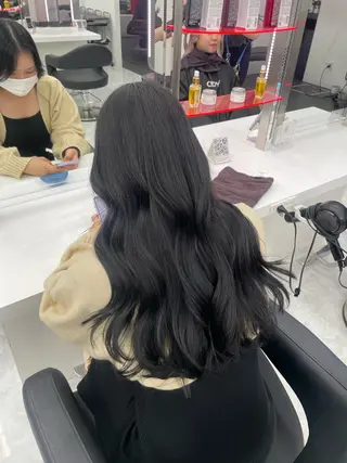 ロング 🤍韓国トレンド ヘア🤍miku🤍のヘアスタイル