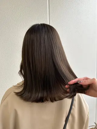 カラー 頭身浴スパ/艶カラー /森下🌿matsuのヘアスタイル