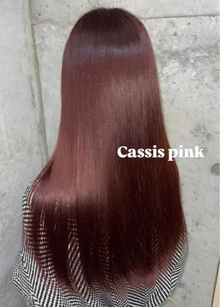 ロング Blue 髪質改善 💎松藤 莉奈のヘアスタイル