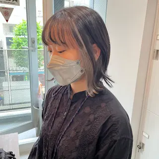 ミディアム カラー emma所属・RINA 韓国ヘア/半個室のヘアスタイル