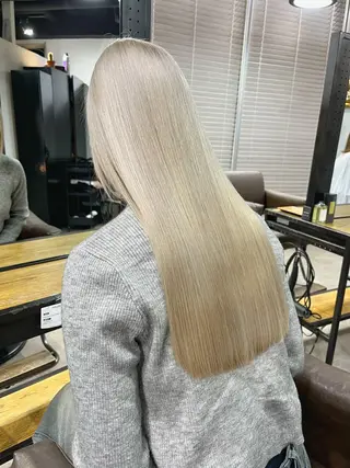 ロング ハイトーンNo.1✨ パーマ✨イマイタツヤのヘアスタイル