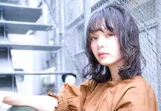 ミディアム カラー 髪質改善/艶髪 🫧高橋湧也のヘアスタイル