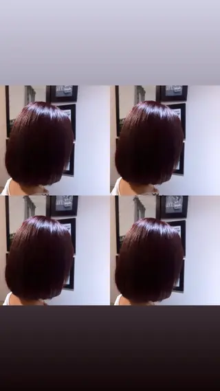 ミディアム カラー ヘアアレンジ 💎韓国レイヤー× 髪質改善 ゆうま💎のヘアスタイル