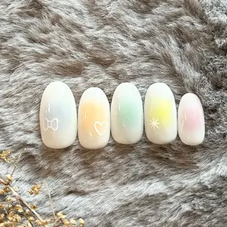 ネイル Ribbon 佐野店のネイルデザイン