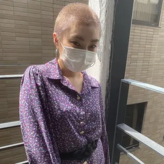 ショート カラー ヘアアレンジ メンズ hair  space Atoz所属・東 寛道のヘアスタイル