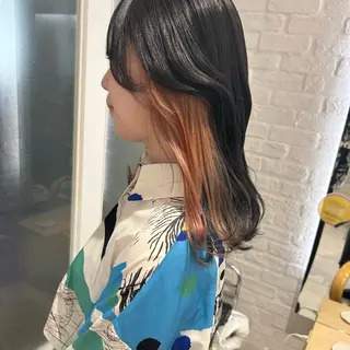 セミロング 大川 綾乃のヘアスタイル
