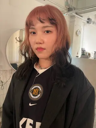 セミロング カラー Terve.野崎 真里奈のヘアスタイル