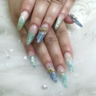 ネイル Nail salon LUCAS,K 《ネイルサロンルーカス》千葉中央 スカルプ所属・LUCAS 千葉 AOI💅🏾💕のネイルデザイン