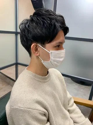 ショート メンズ 【S.BROOM】 店長　西川徹のヘアスタイル