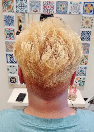 ショート メンズ LAMP HAIR  ランプヘアー所属・徳永 博志のヘアスタイル