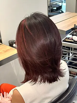 ミディアム Helm所属・久次米 智人のヘアスタイル
